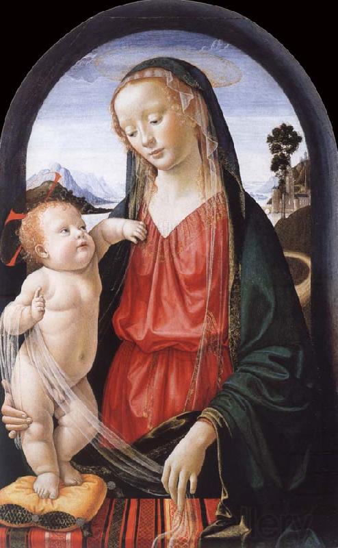 Domenico Ghirlandaio THe Virgin and Child Spain oil painting art